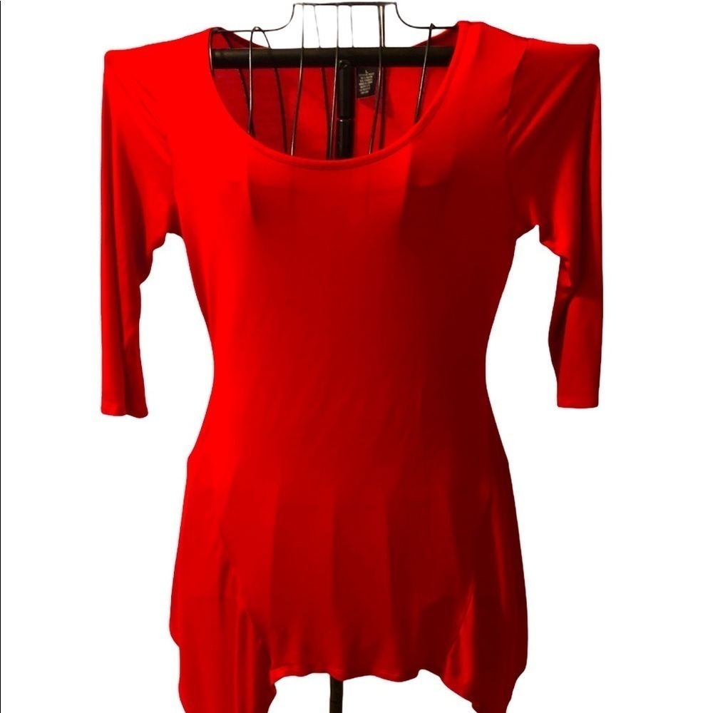 Red Valentine’s Shirt Top by Ultra Flirt